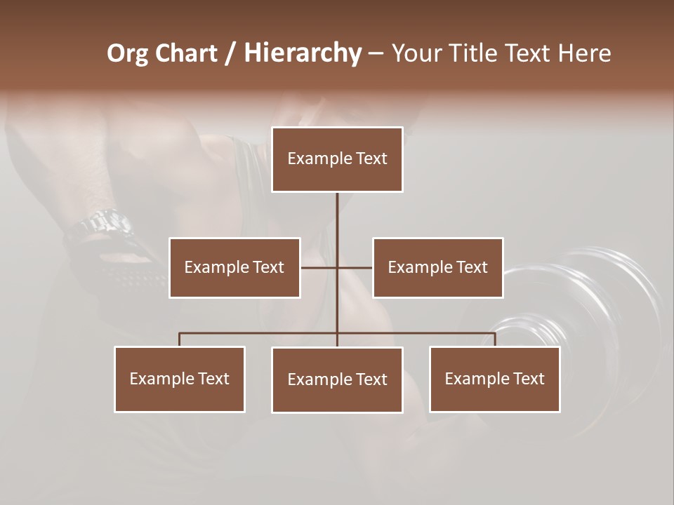 Fit Lifting Black PowerPoint Template