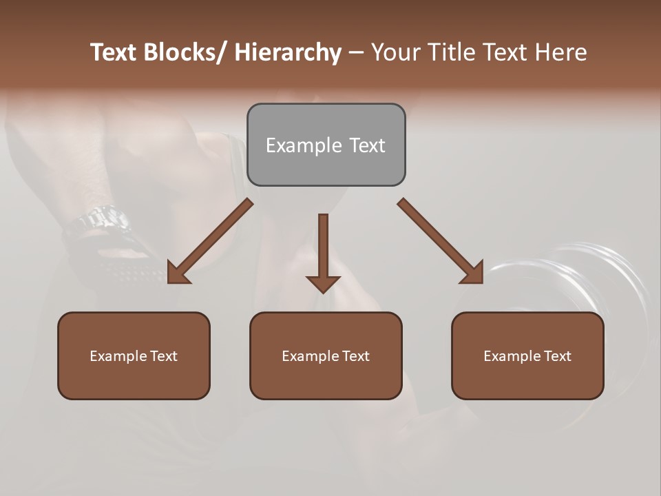 Fit Lifting Black PowerPoint Template