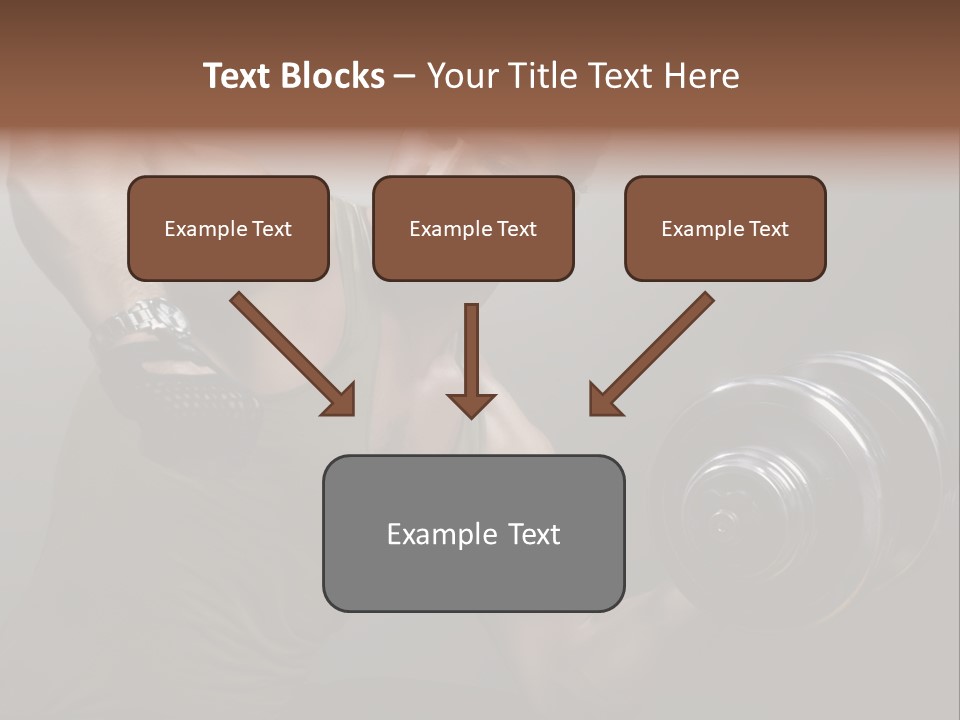 Fit Lifting Black PowerPoint Template