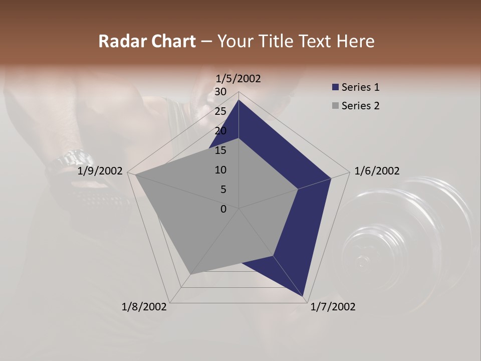 Fit Lifting Black PowerPoint Template