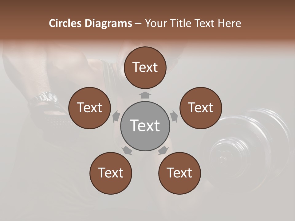 Fit Lifting Black PowerPoint Template