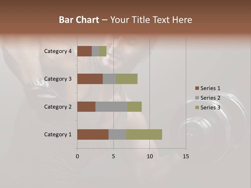 Fit Lifting Black PowerPoint Template