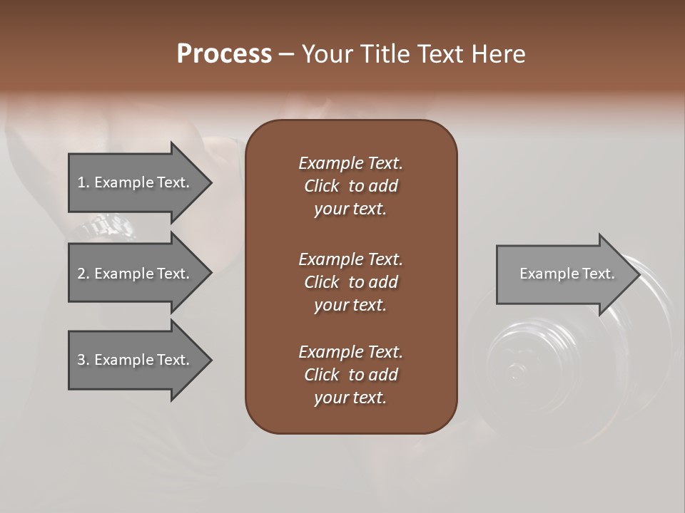 Fit Lifting Black PowerPoint Template