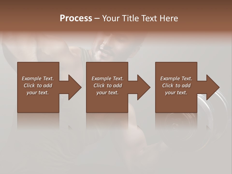 Fit Lifting Black PowerPoint Template