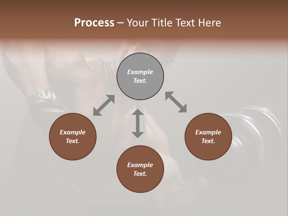 Fit Lifting Black PowerPoint Template