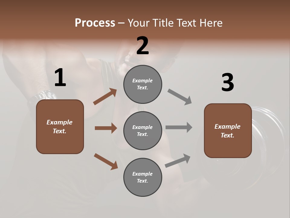 Fit Lifting Black PowerPoint Template