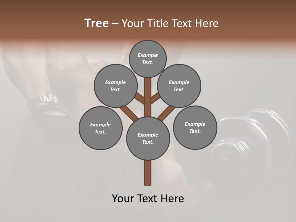Fit Lifting Black PowerPoint Template