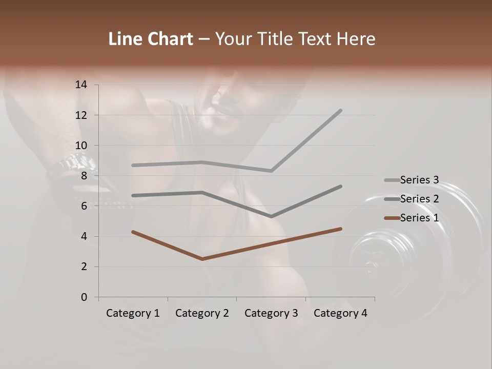 Fit Lifting Black PowerPoint Template