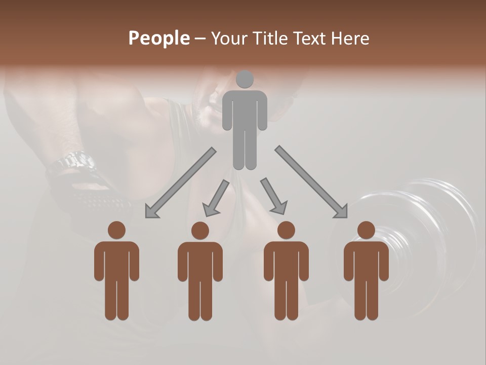 Fit Lifting Black PowerPoint Template