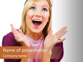 Open School Hand PowerPoint Template