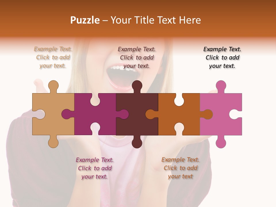 Open School Hand PowerPoint Template