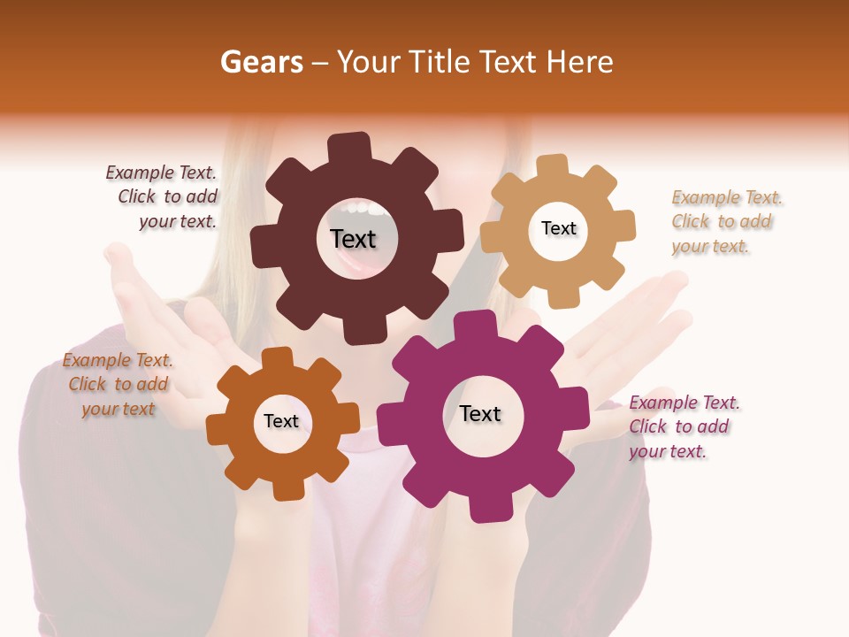 Open School Hand PowerPoint Template