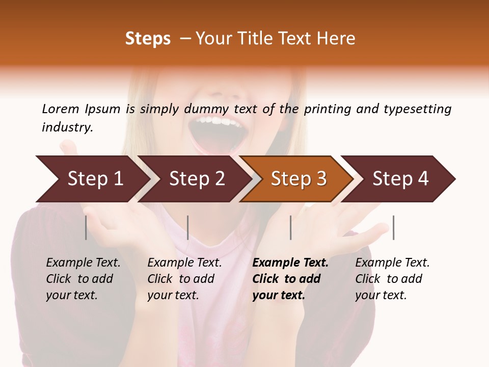 Open School Hand PowerPoint Template