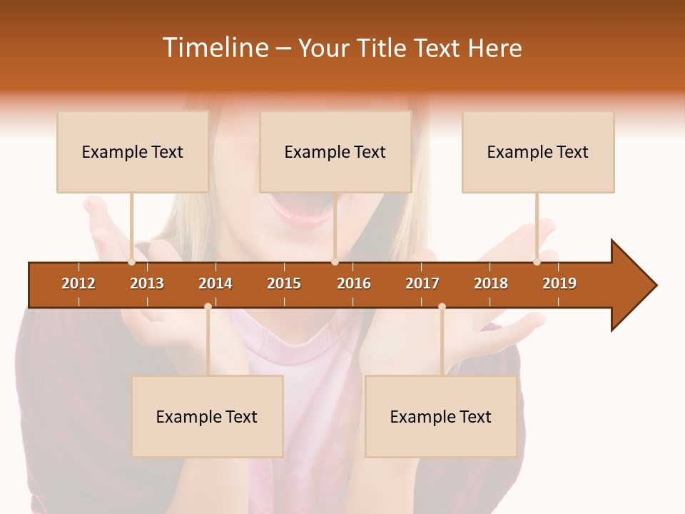 Open School Hand PowerPoint Template