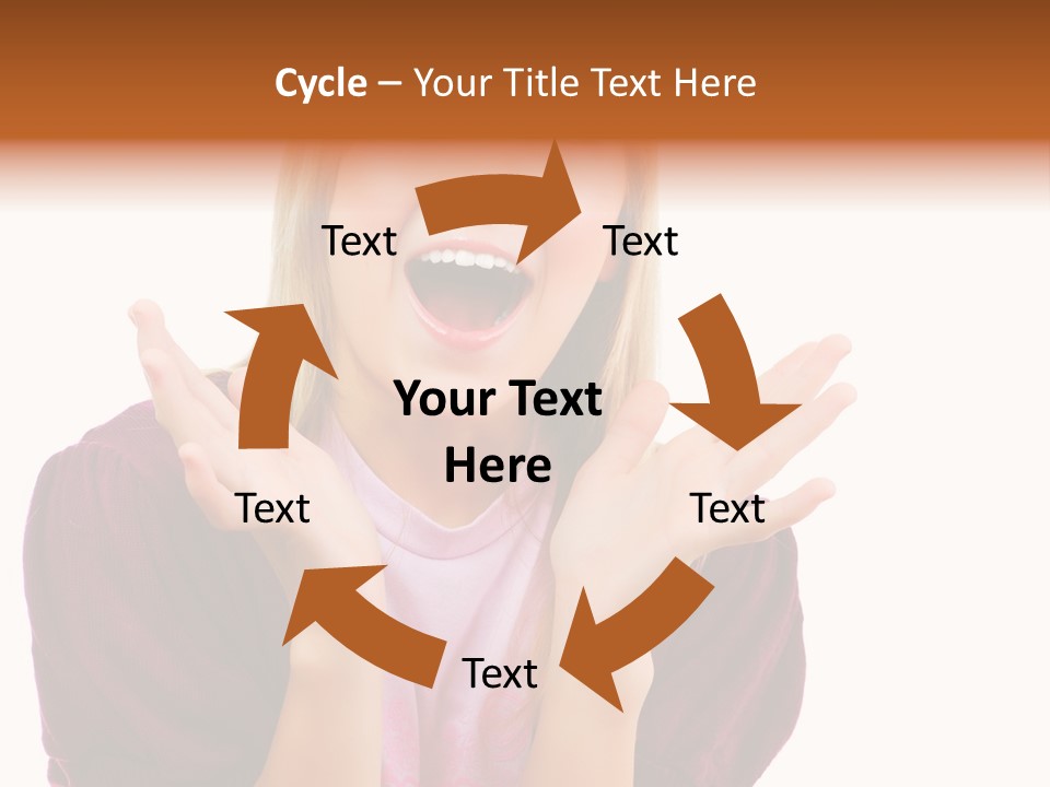 Open School Hand PowerPoint Template