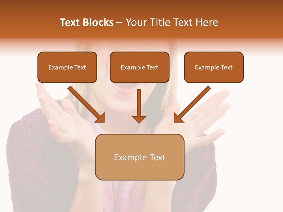 Open School Hand PowerPoint Template