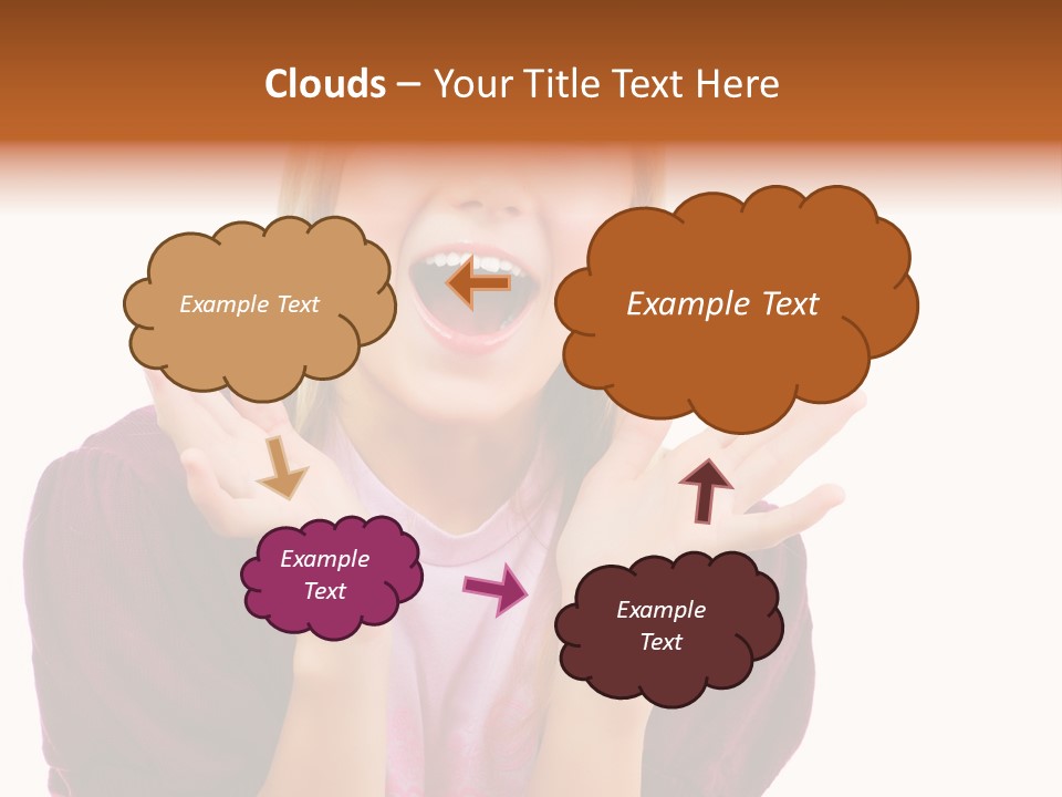 Open School Hand PowerPoint Template