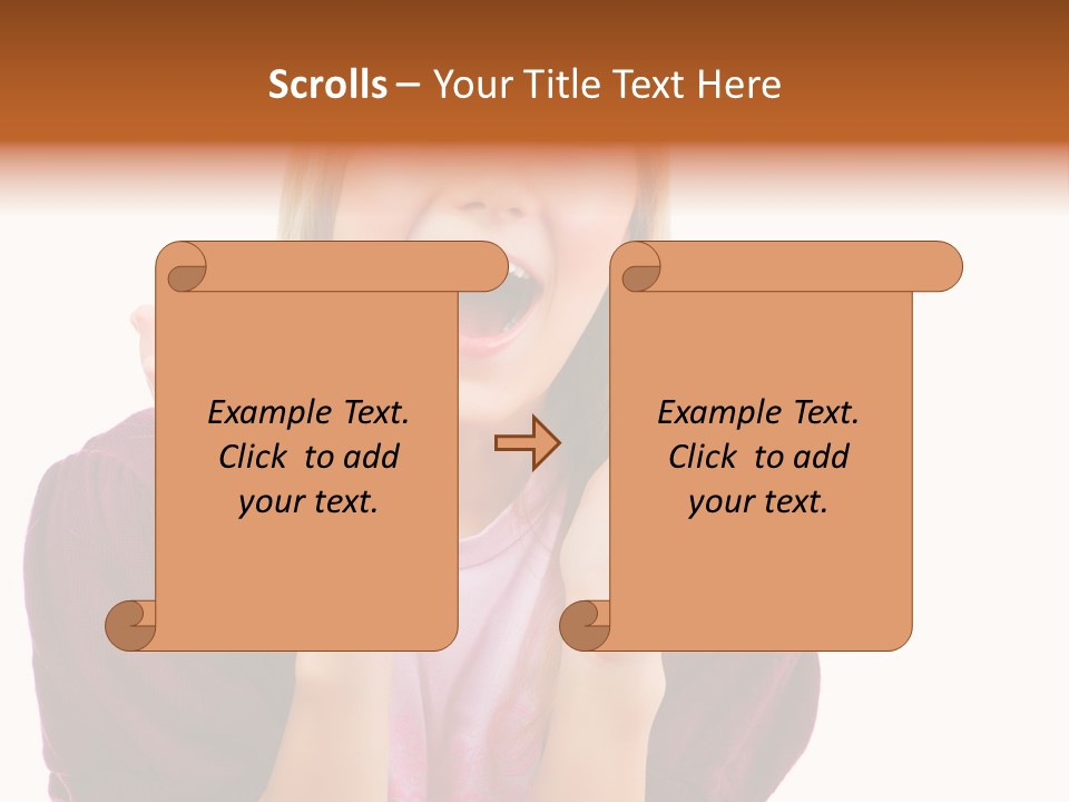 Open School Hand PowerPoint Template