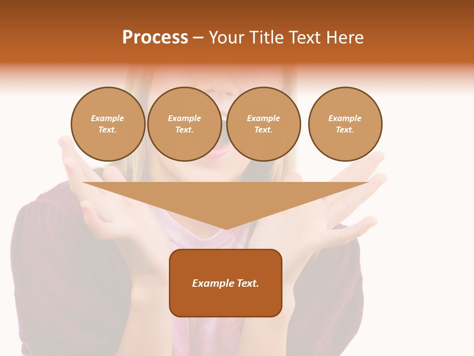 Open School Hand PowerPoint Template