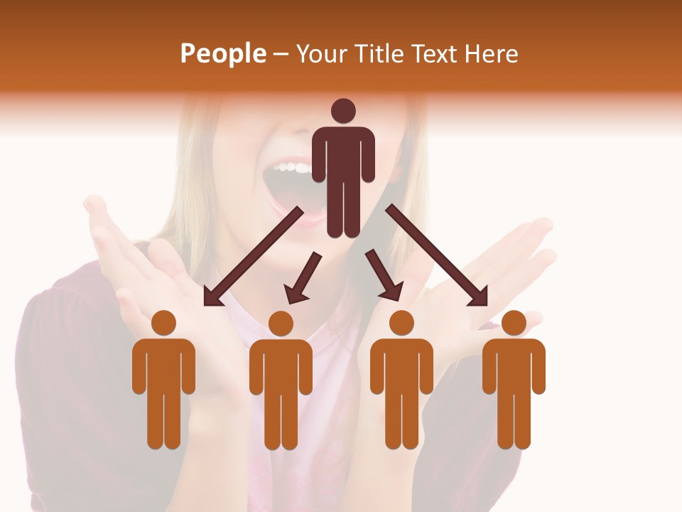 Open School Hand PowerPoint Template