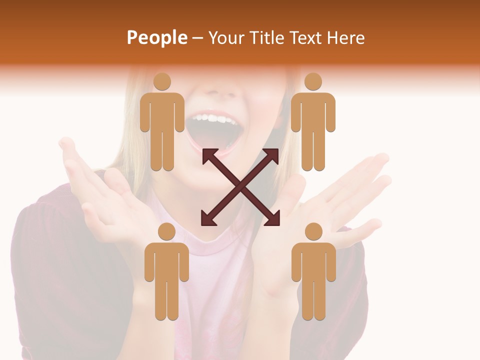 Open School Hand PowerPoint Template