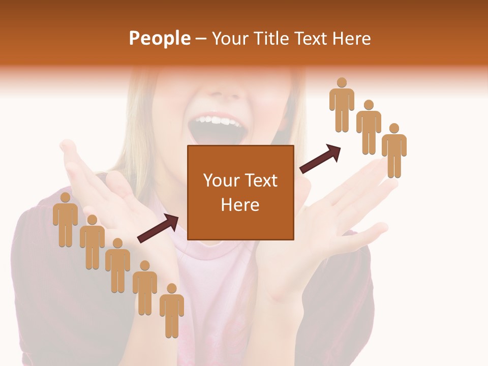 Open School Hand PowerPoint Template