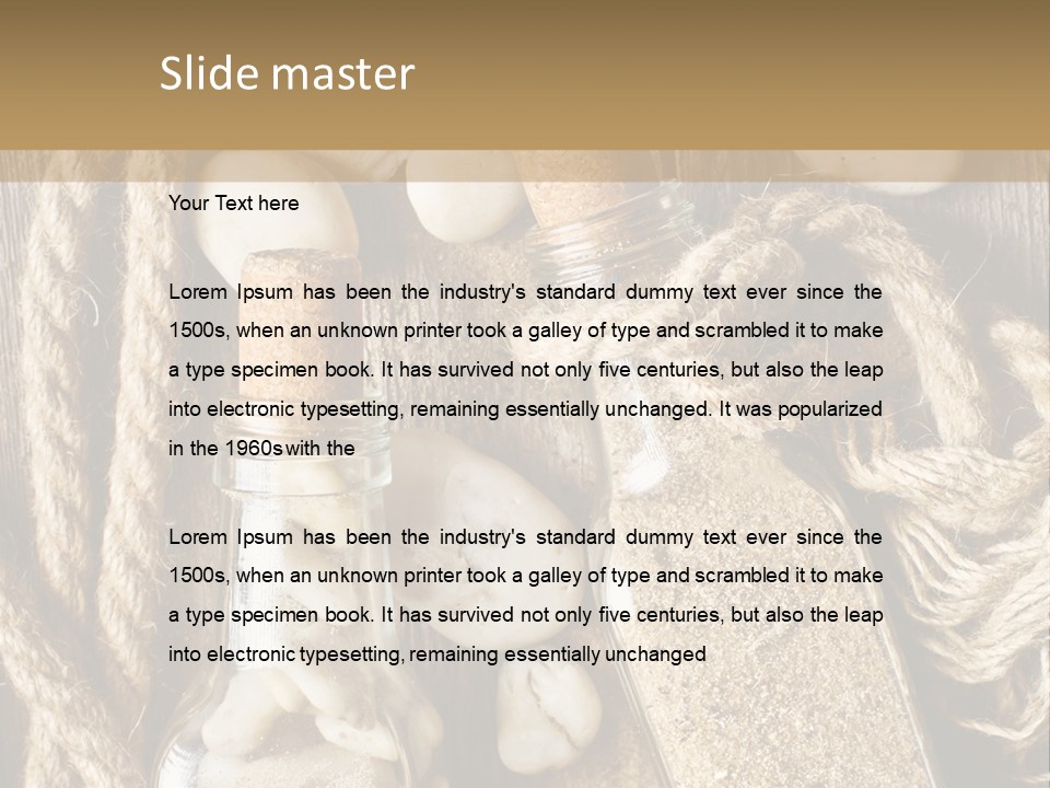 Element Sand Life PowerPoint Template