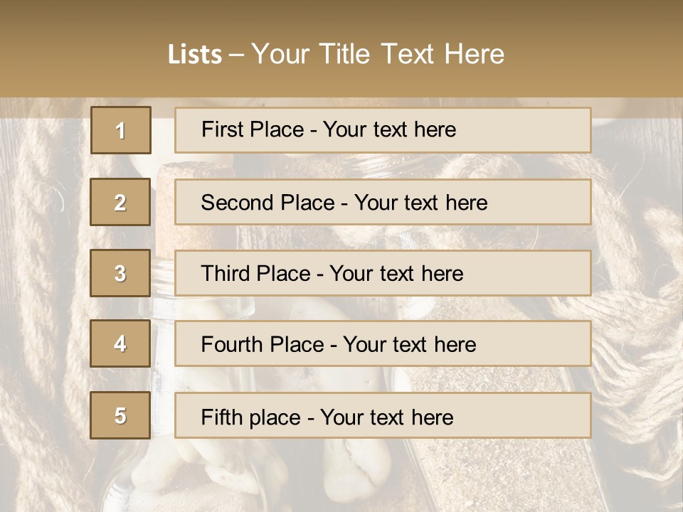 Element Sand Life PowerPoint Template