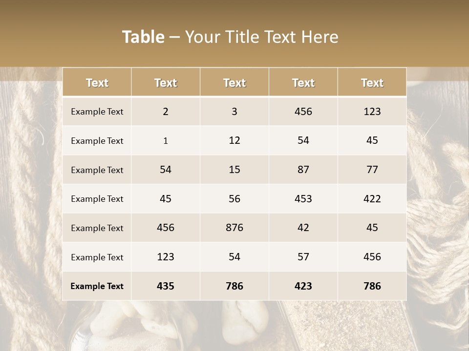 Element Sand Life PowerPoint Template