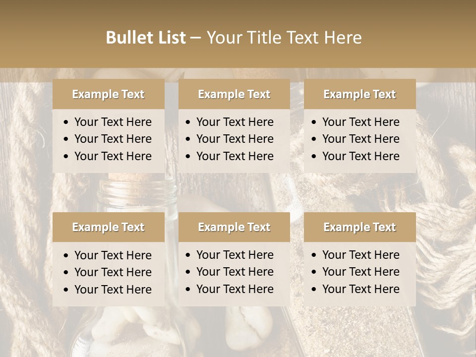 Element Sand Life PowerPoint Template