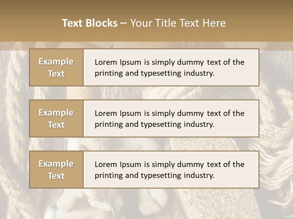 Element Sand Life PowerPoint Template