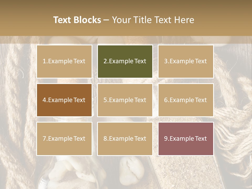 Element Sand Life PowerPoint Template