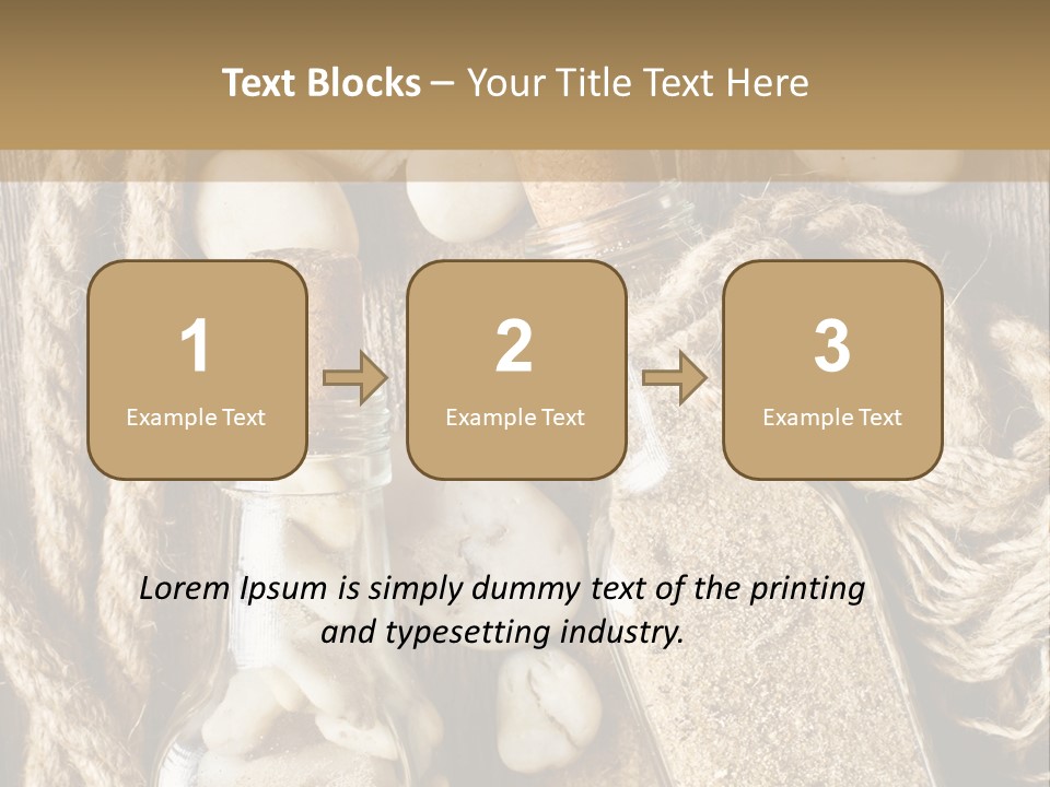 Element Sand Life PowerPoint Template