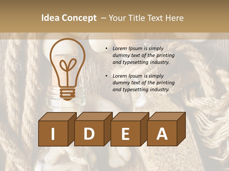 Element Sand Life PowerPoint Template