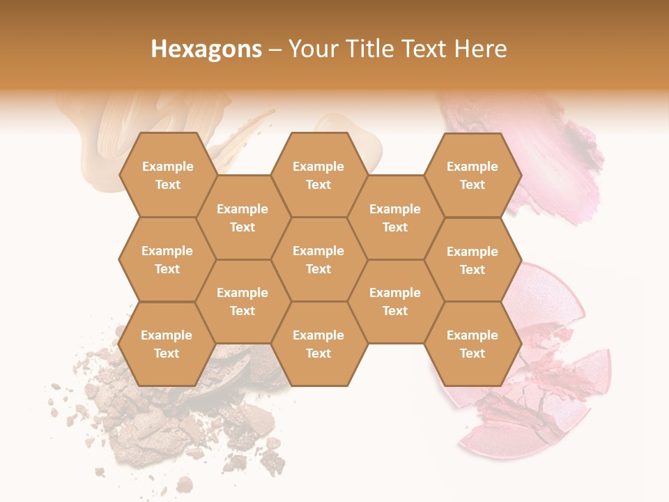 Crushed Particle Bronze PowerPoint Template