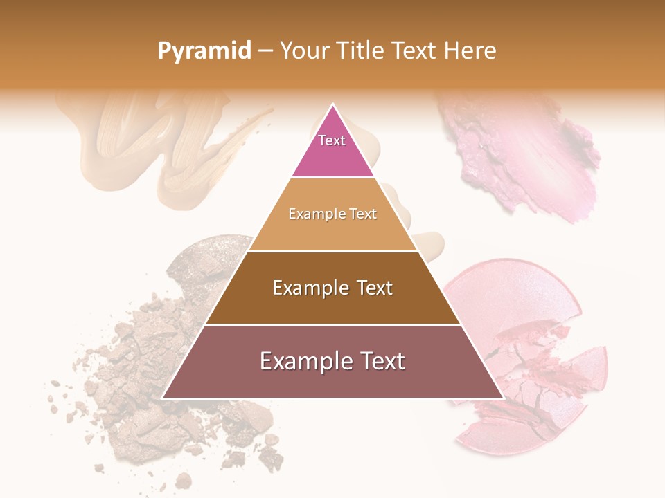 Crushed Particle Bronze PowerPoint Template