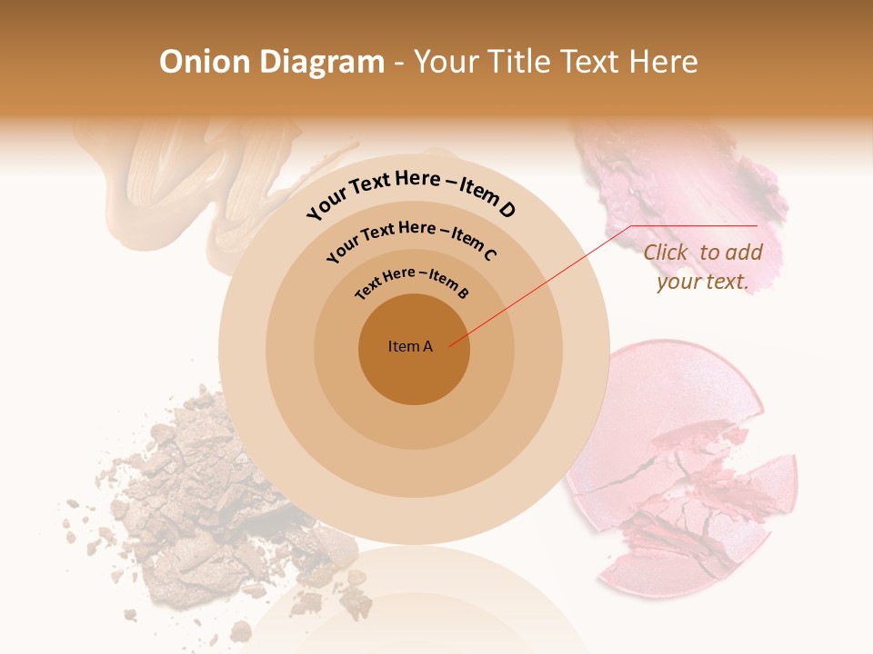 Crushed Particle Bronze PowerPoint Template