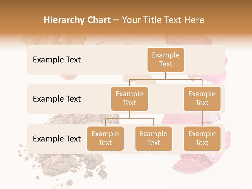 Crushed Particle Bronze PowerPoint Template
