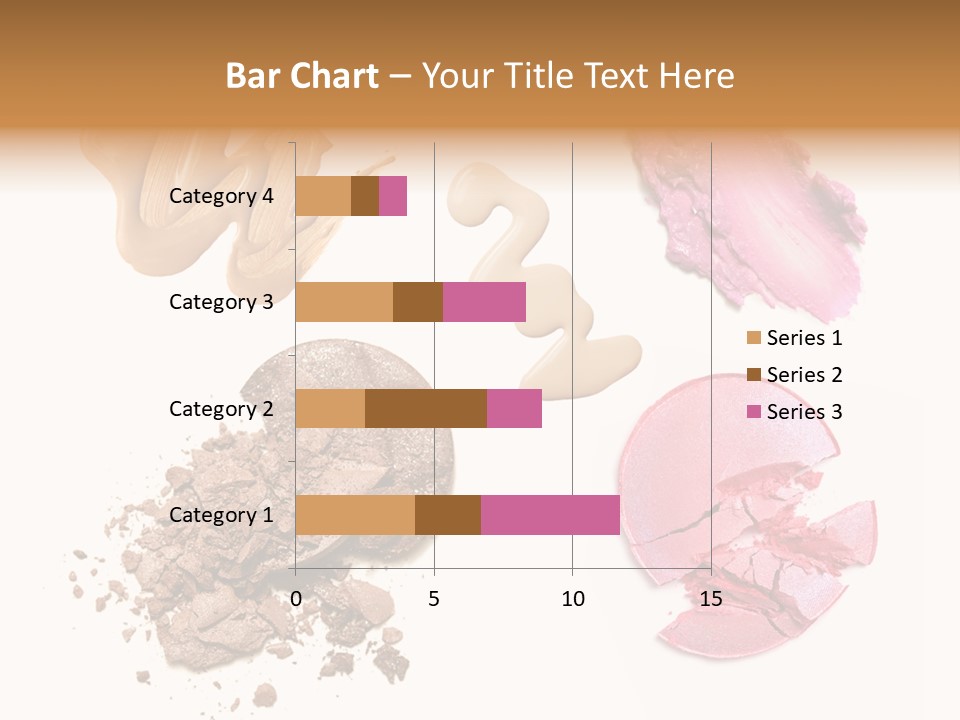 Crushed Particle Bronze PowerPoint Template