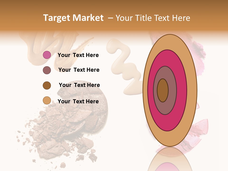 Crushed Particle Bronze PowerPoint Template