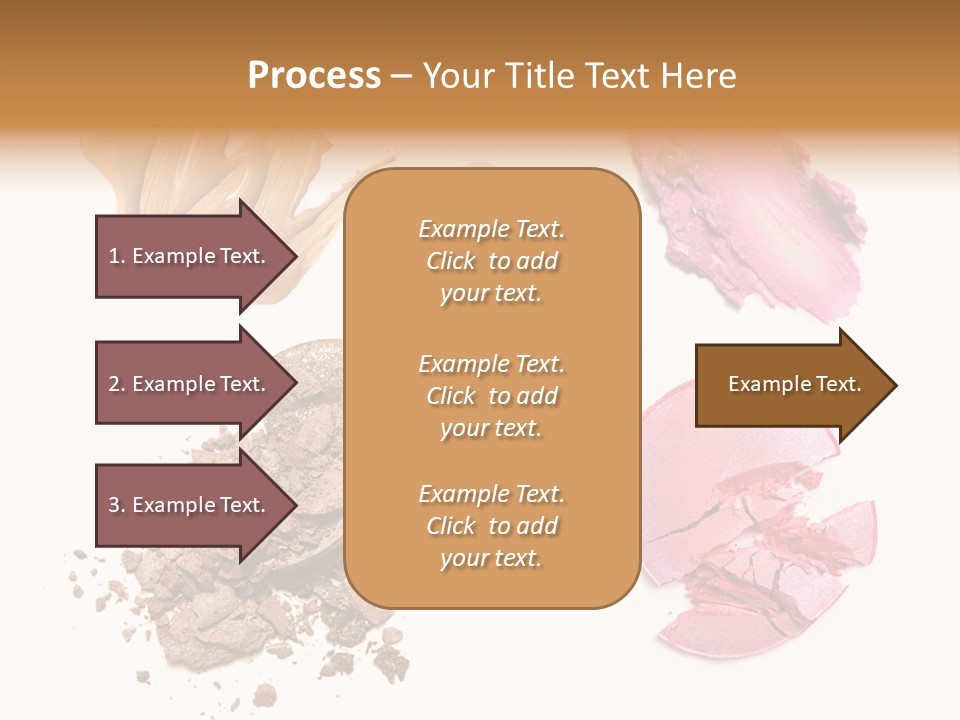 Crushed Particle Bronze PowerPoint Template