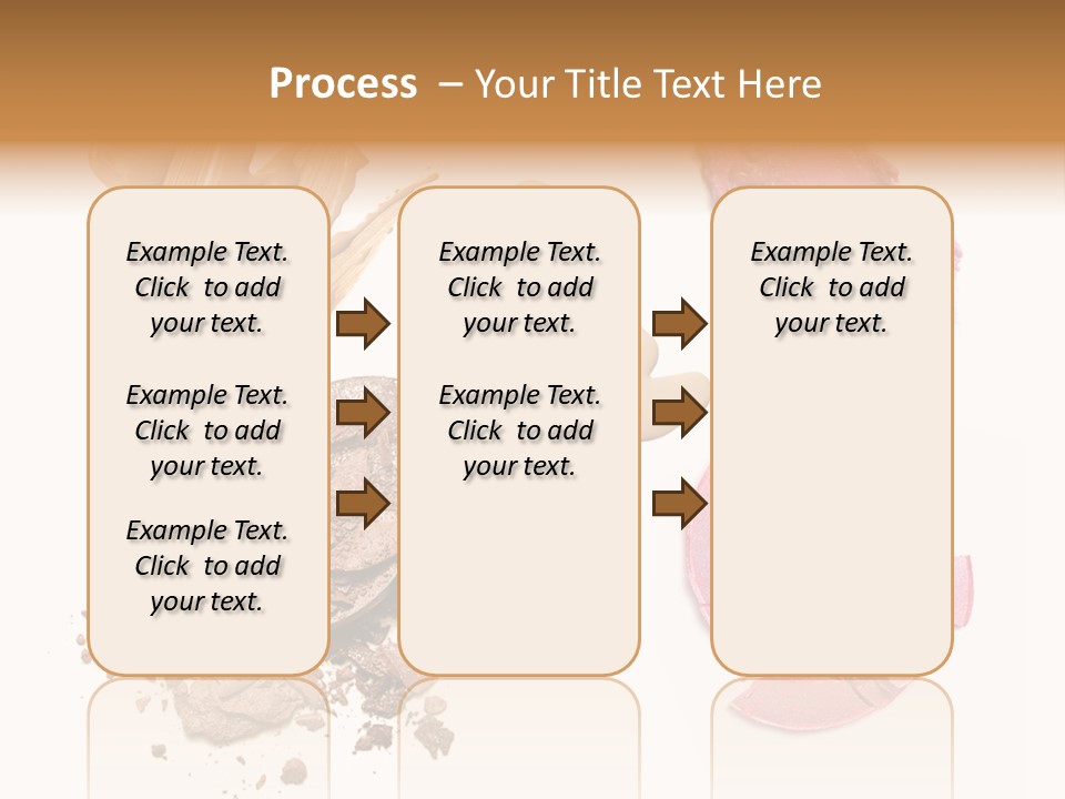 Crushed Particle Bronze PowerPoint Template