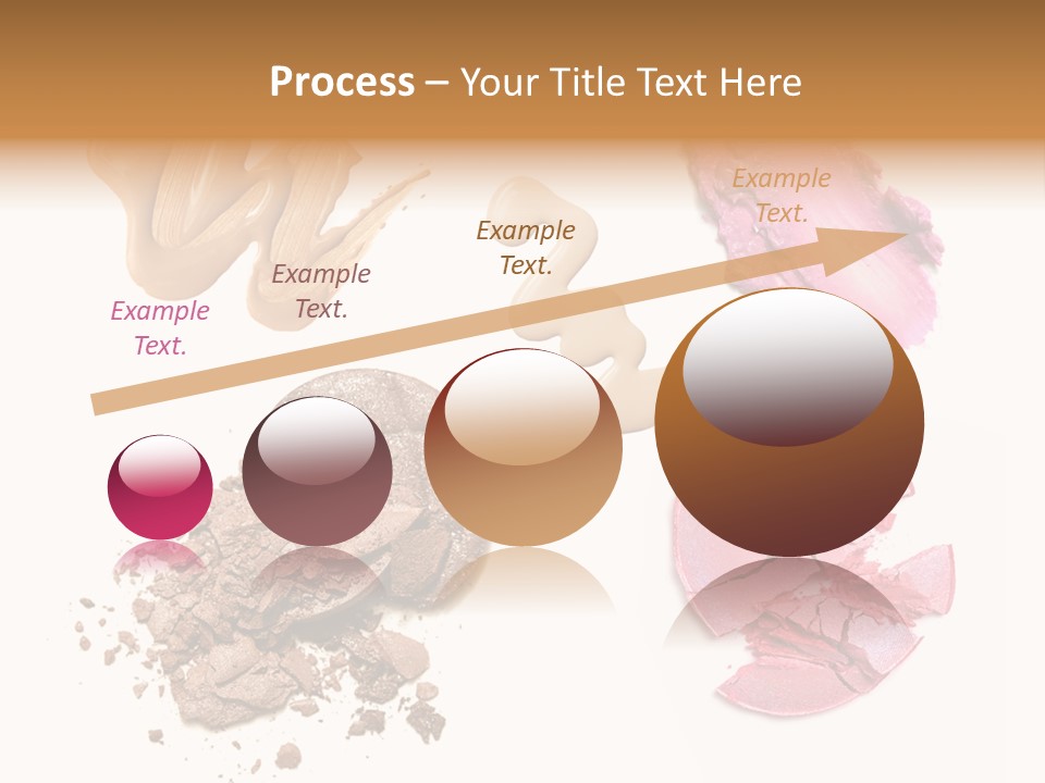 Crushed Particle Bronze PowerPoint Template