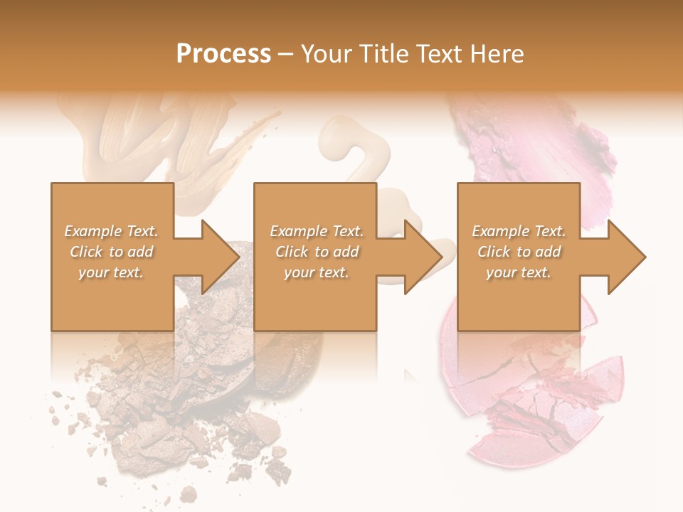 Crushed Particle Bronze PowerPoint Template
