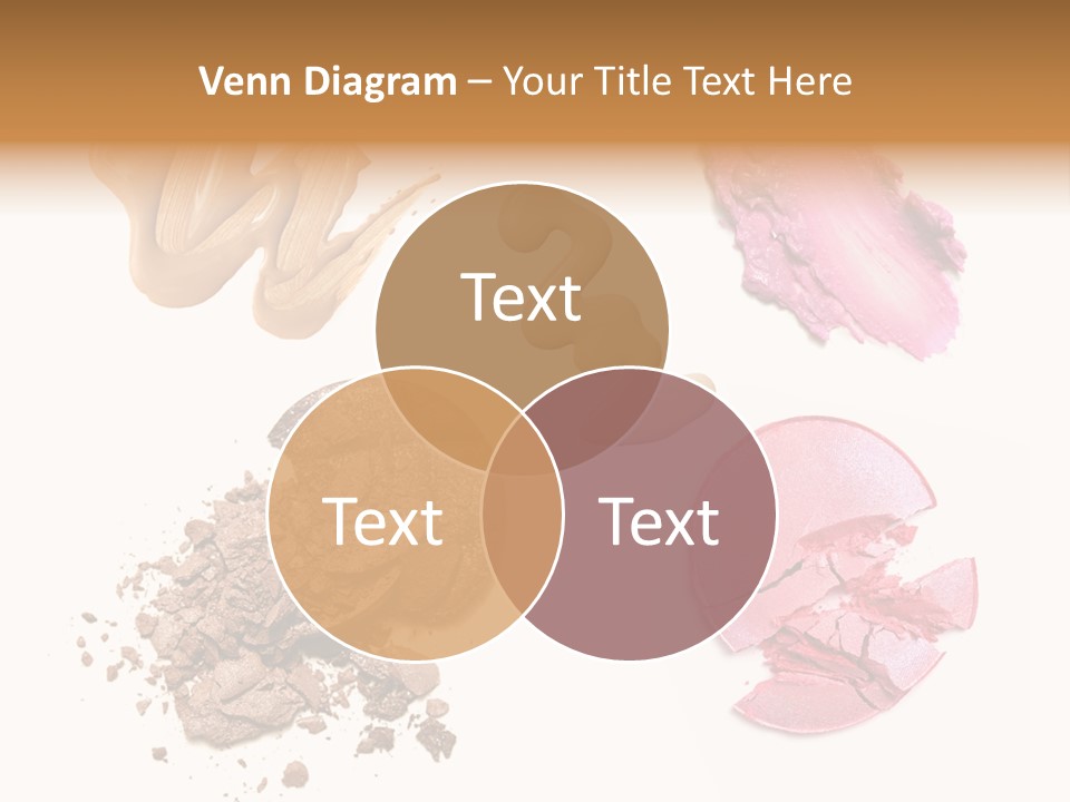 Crushed Particle Bronze PowerPoint Template