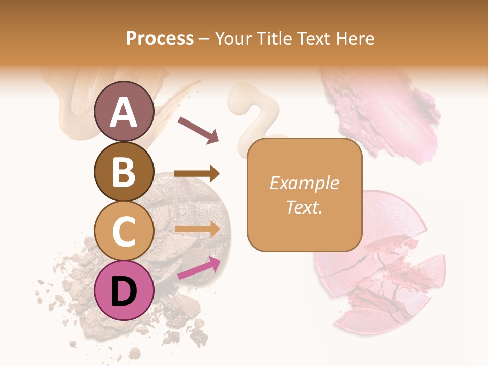 Crushed Particle Bronze PowerPoint Template