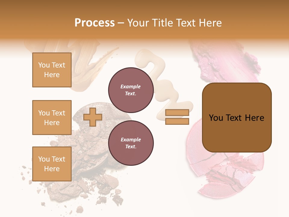 Crushed Particle Bronze PowerPoint Template