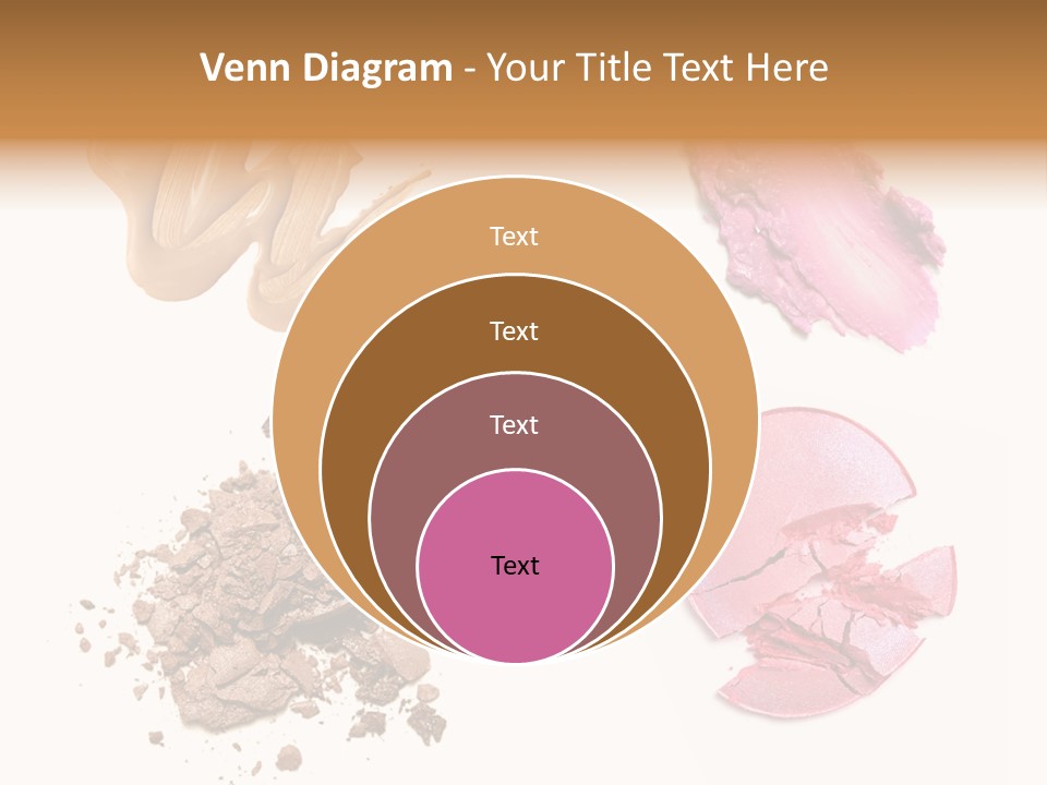 Crushed Particle Bronze PowerPoint Template