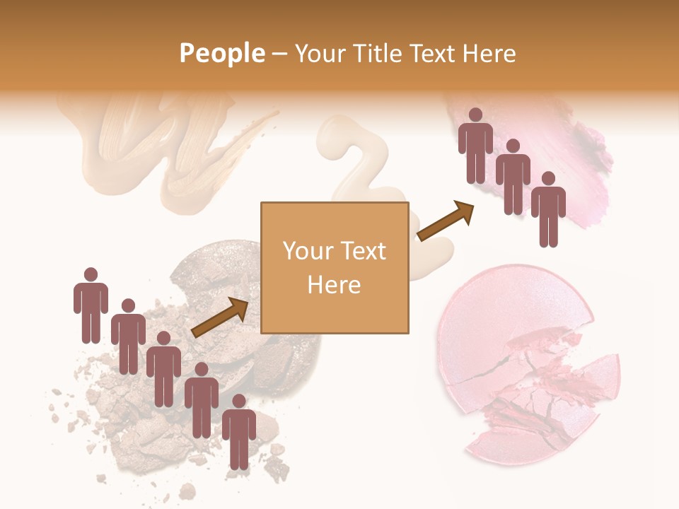 Crushed Particle Bronze PowerPoint Template