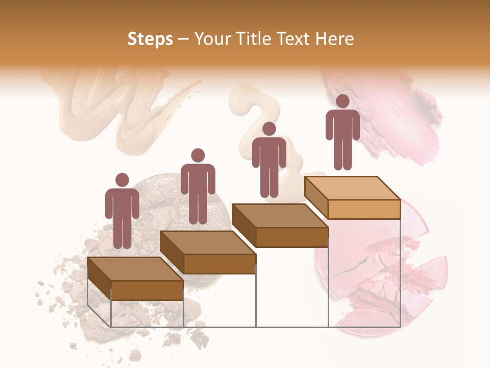 Crushed Particle Bronze PowerPoint Template